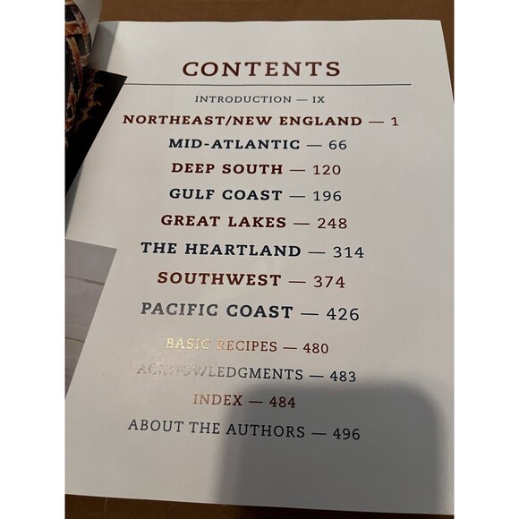 002-011 Big American Cookbook  by Mario Batali 2016 Hardcover 485 Pgs - Picture 2 of 6